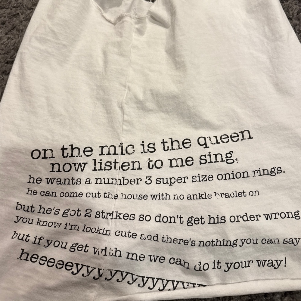 Bon Qui Qui quote tank | Anjelah Johnson-Reyes Merch | sz Large